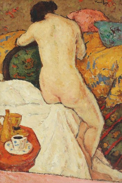 In the Bedroom by Nicolae Tonitza